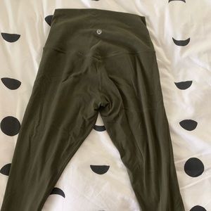 Lululemon Align 7/8 in Army Green